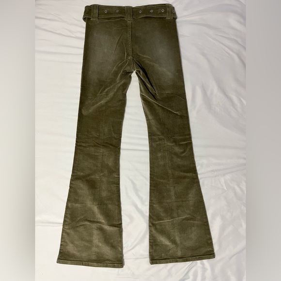 Garage | Low Rise Belted Flare Pants - Picture 2 of 6